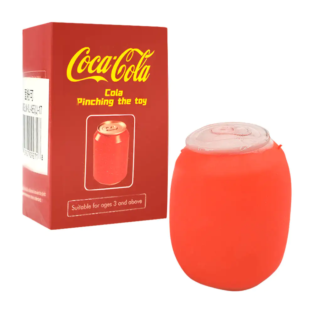 1pza squeeze pequeño antiestrés con forma de lata de refresco coca co…