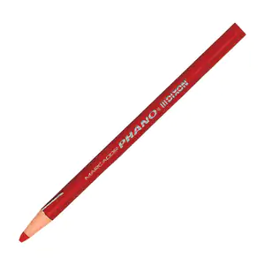 1pza lápiz de cera dixon en color rojo / marcador.cera.rojo