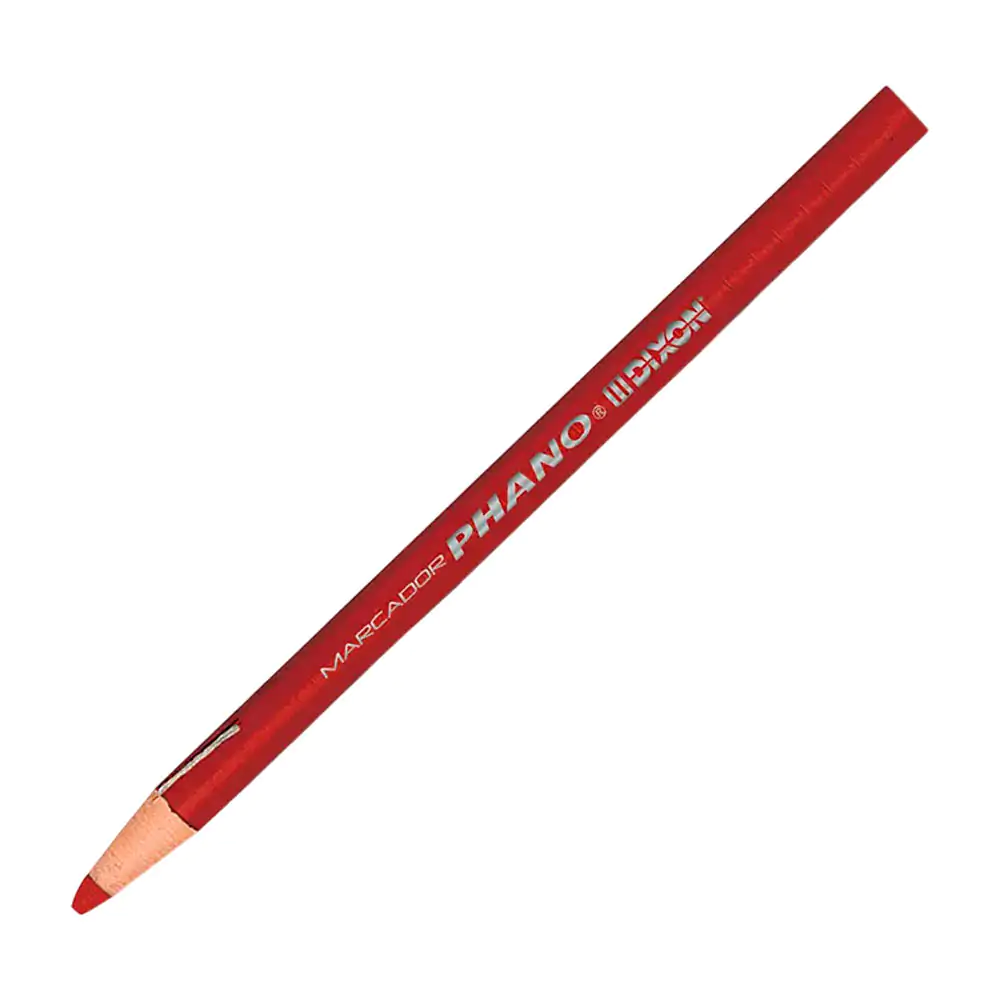 1pza lápiz de cera dixon en color rojo / marcador.cera.rojo