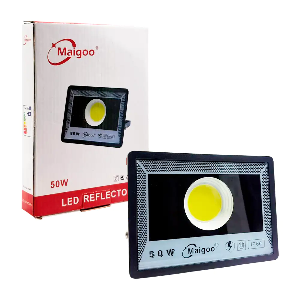 Lámpara reflector led maigo de 50w con protección ip66, 18x16cm