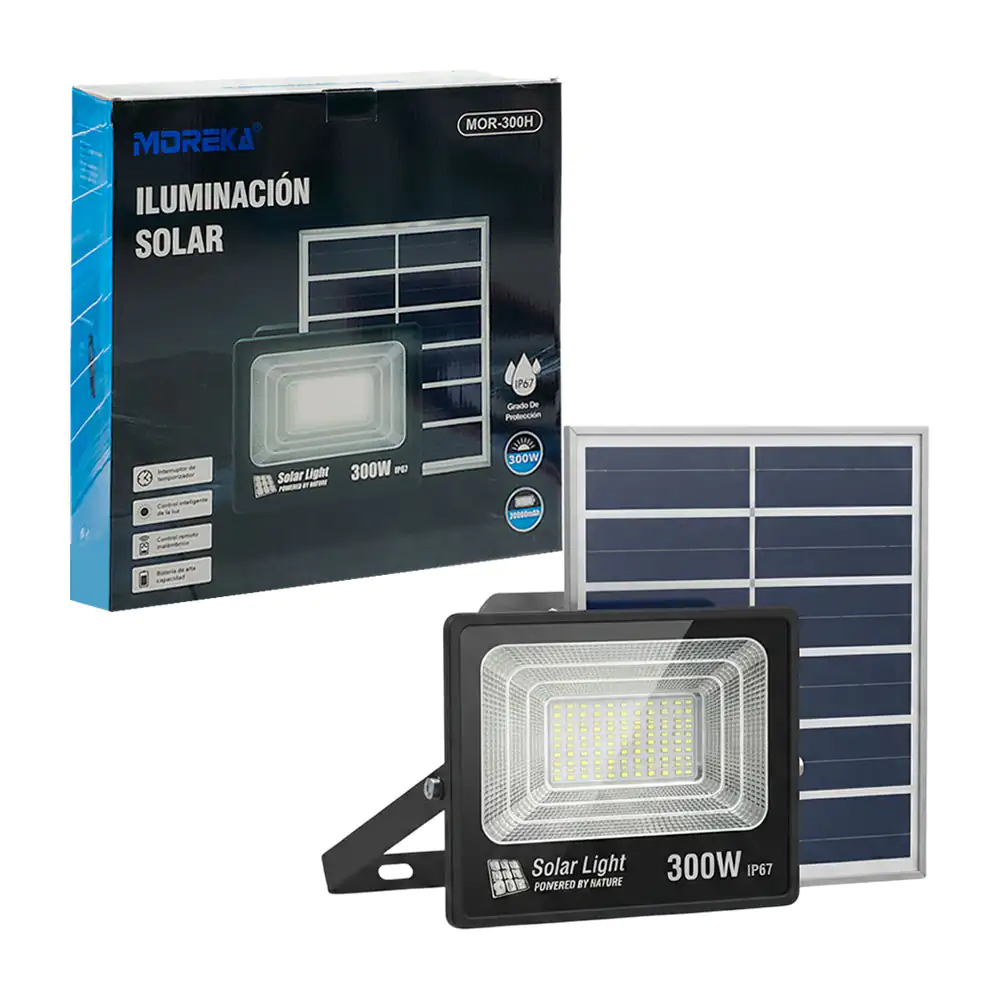 Reflector solar con portencia de 300w, 200000mah con paneles solares …