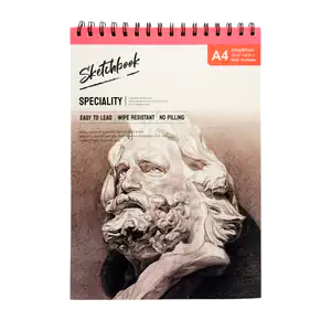 Sketchbook, cuaderno para dibujo anti pilling con 24 hojas a4, espira…