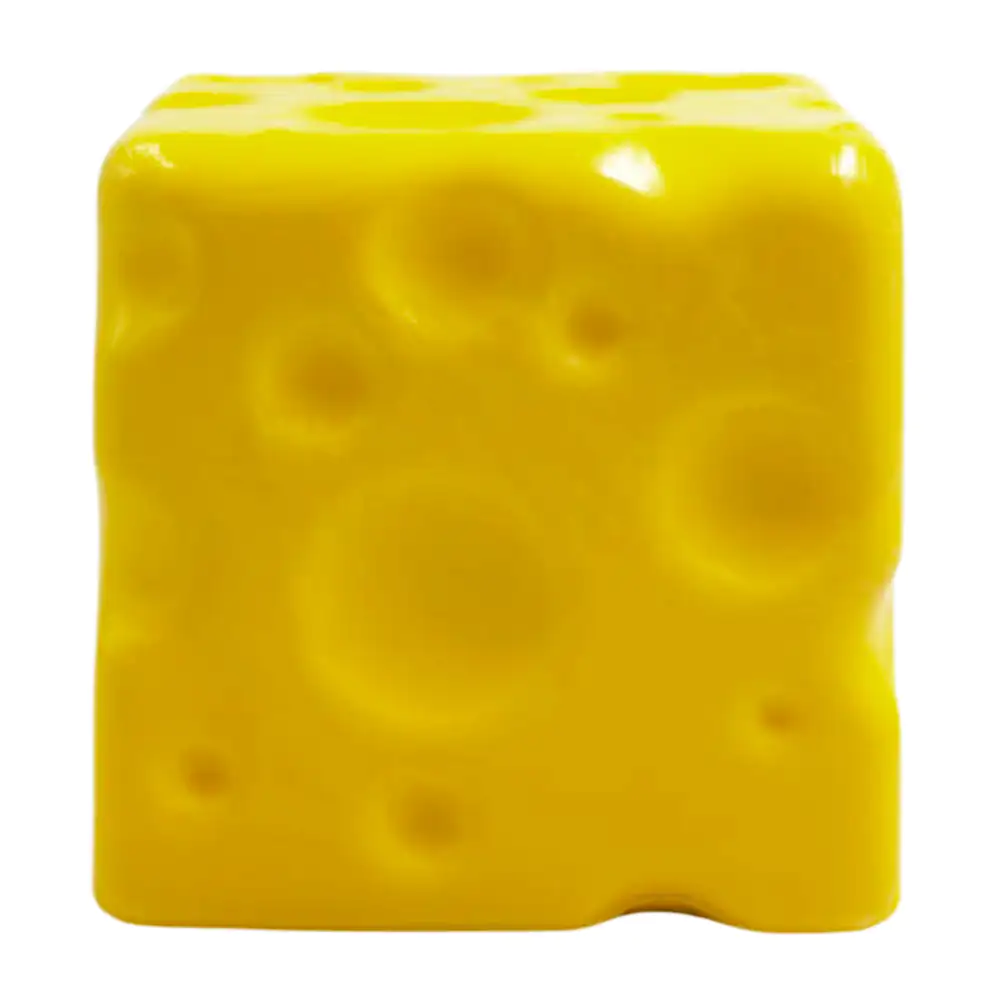 1pza juguete antiestrés squeeze cuadrado grande con forma de queso am…