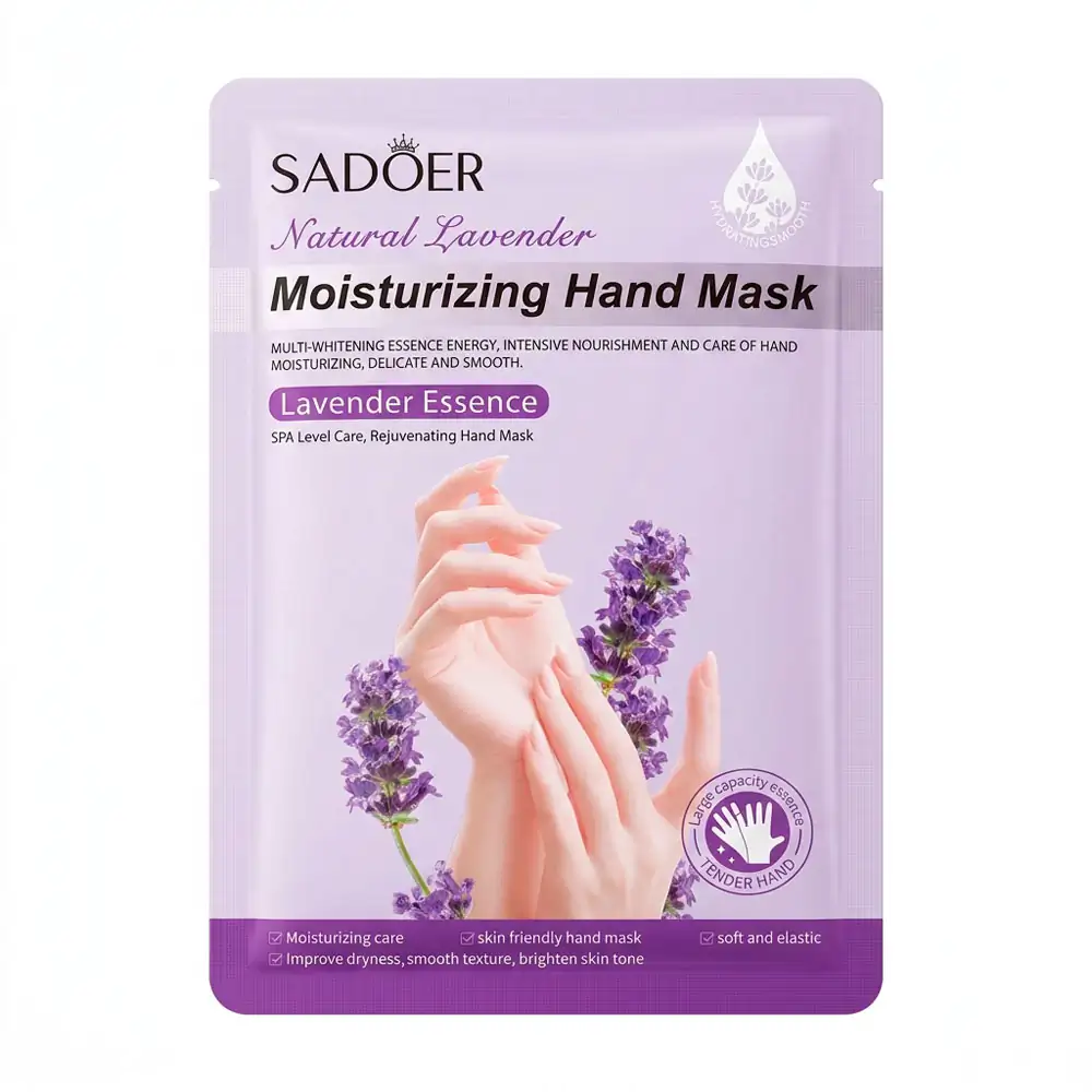 Mascarilla hidratante sadoer para manos con esencia de lavanda, 35g