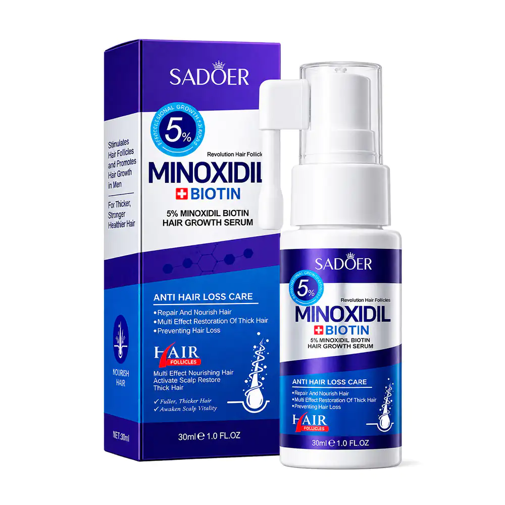 Serum sadoer con extracto de minoxidil + biotina para el cuidado de l…