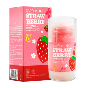 Crema en barra hidratante para manos y pies con aroma a fresa + vitam…