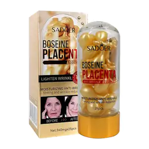 Frasco 25 cápsulas con suero facial reafirmante hidratante / boseine …