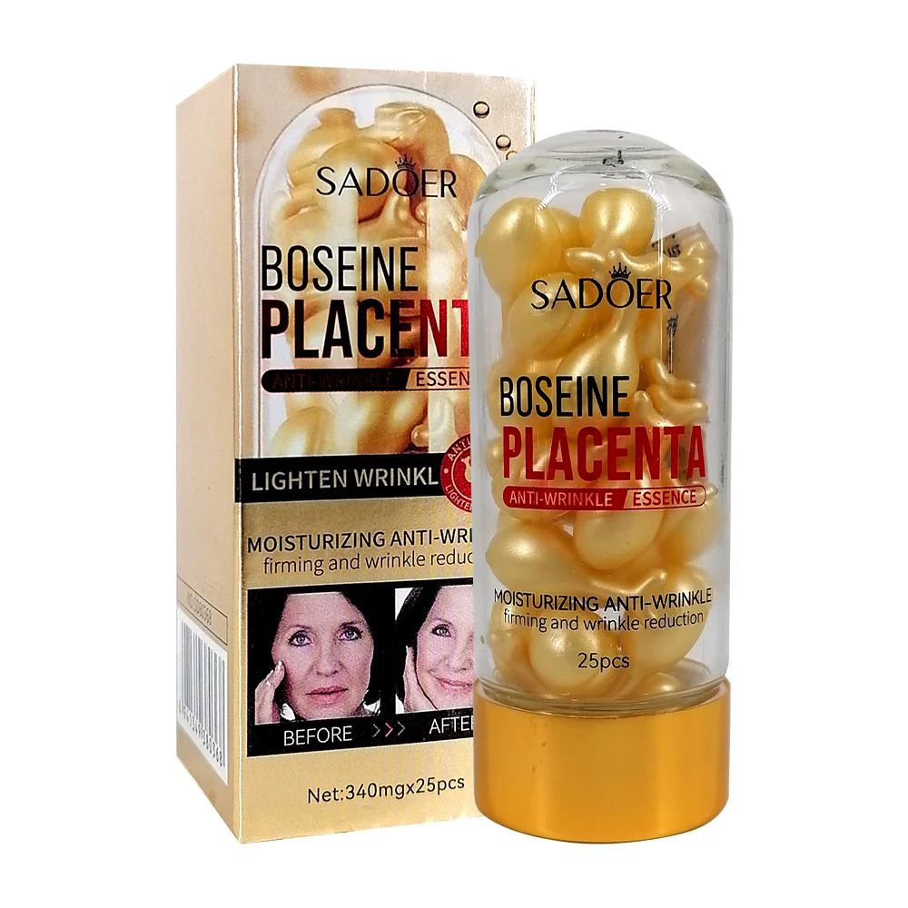 Frasco 25 cápsulas con suero facial reafirmante hidratante / boseine …