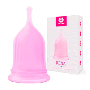 1pza copa menstrual rena, silicona suave, 6.8cm, variedad de colores