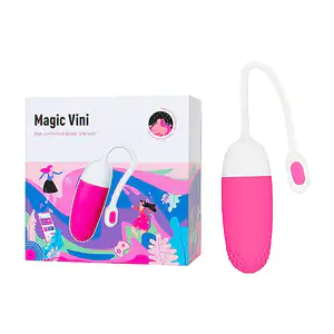 Consolador magic vini, vibrador tipo huevo de silicón suave, multivel…