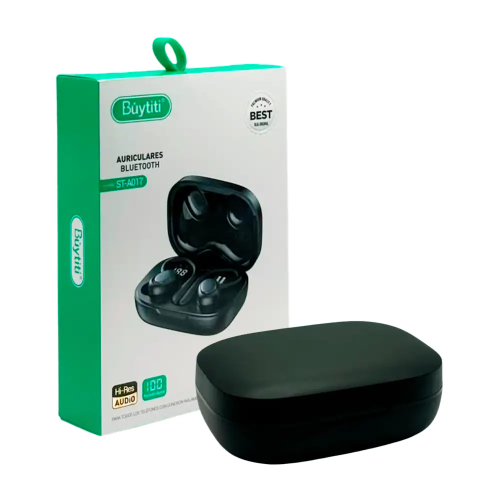 Auriculares buytiti bluetooth con diseño de toque, sonido de alta def…