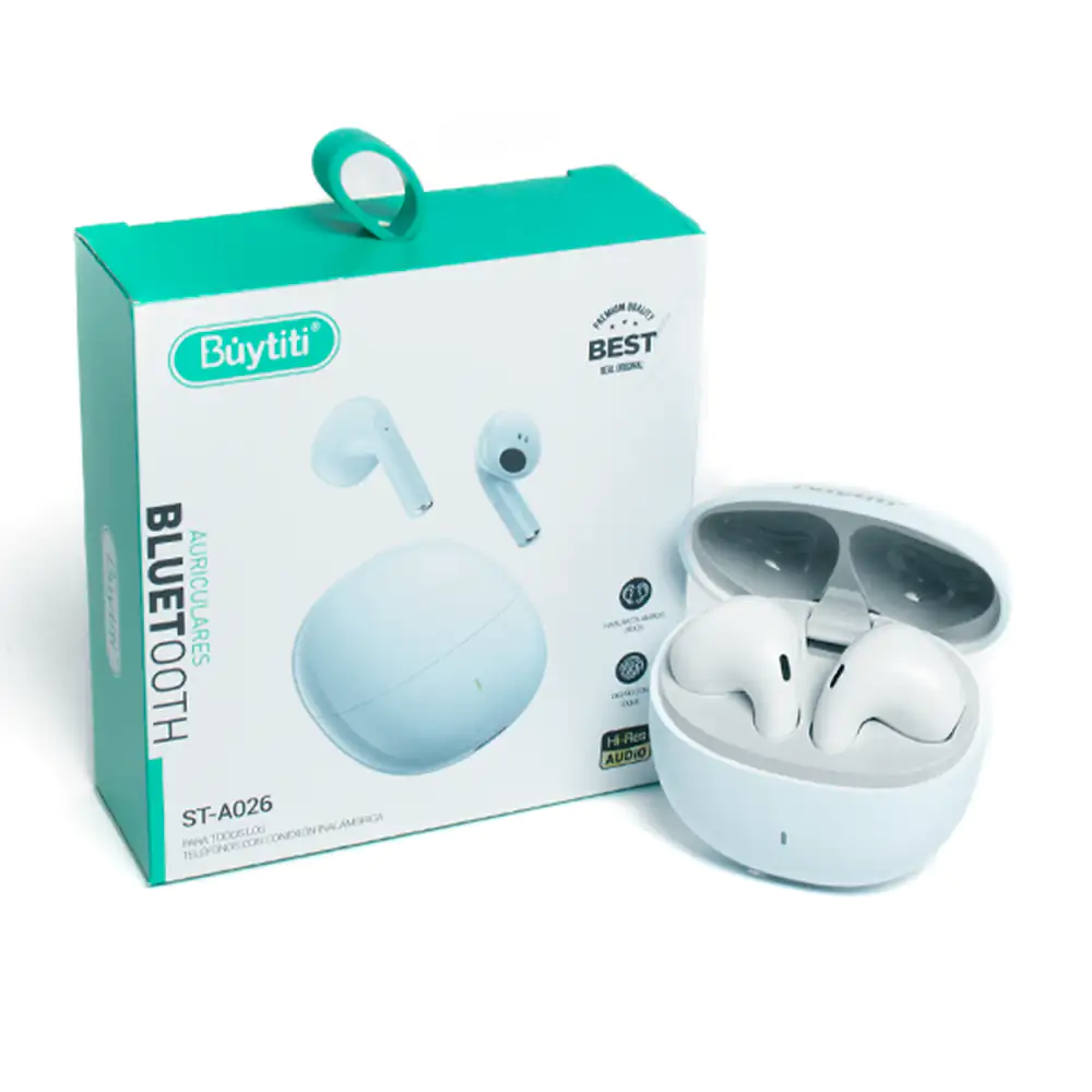 Auriculares inalámbricos bluetooth buytiti diseño con toque, rango de…