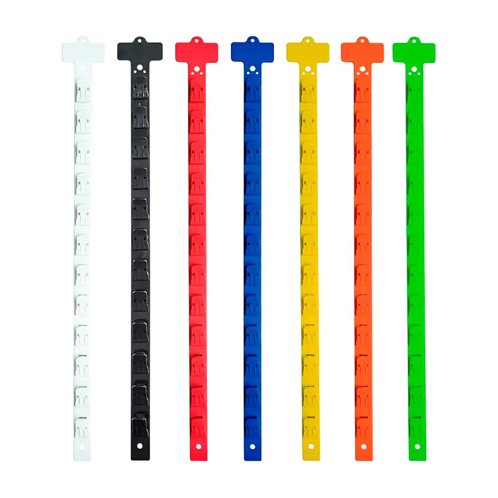 1pza Tira de impulso exhibidora colgante, multifuncional, variedad de colores