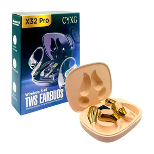 Audífonos inalámbricos con diseño ergonómico de clip, touch + estuche…