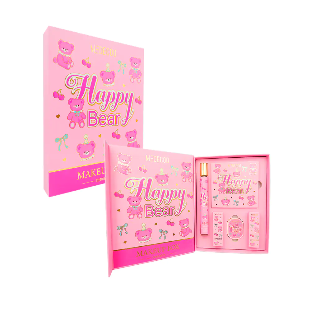 Estuche medecoo con estuche de sombras, lip gloss, brillo labial + pe…
