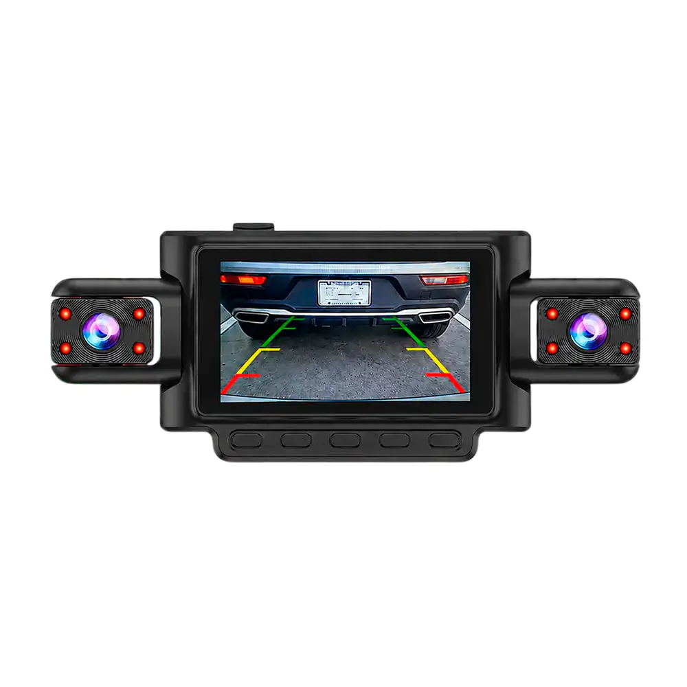 Cámara de seguridad wifi 360° para carro - automóvil de 4 canales con…