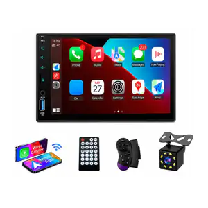 Radio - autoestéreo inalámbrico de 7 pulgadas, doble din, pantalla hd…
