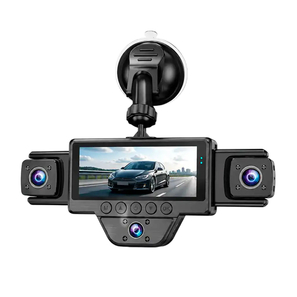 Cámara de seguridad wifi dash cam con calidad 2k multivista y sensor …