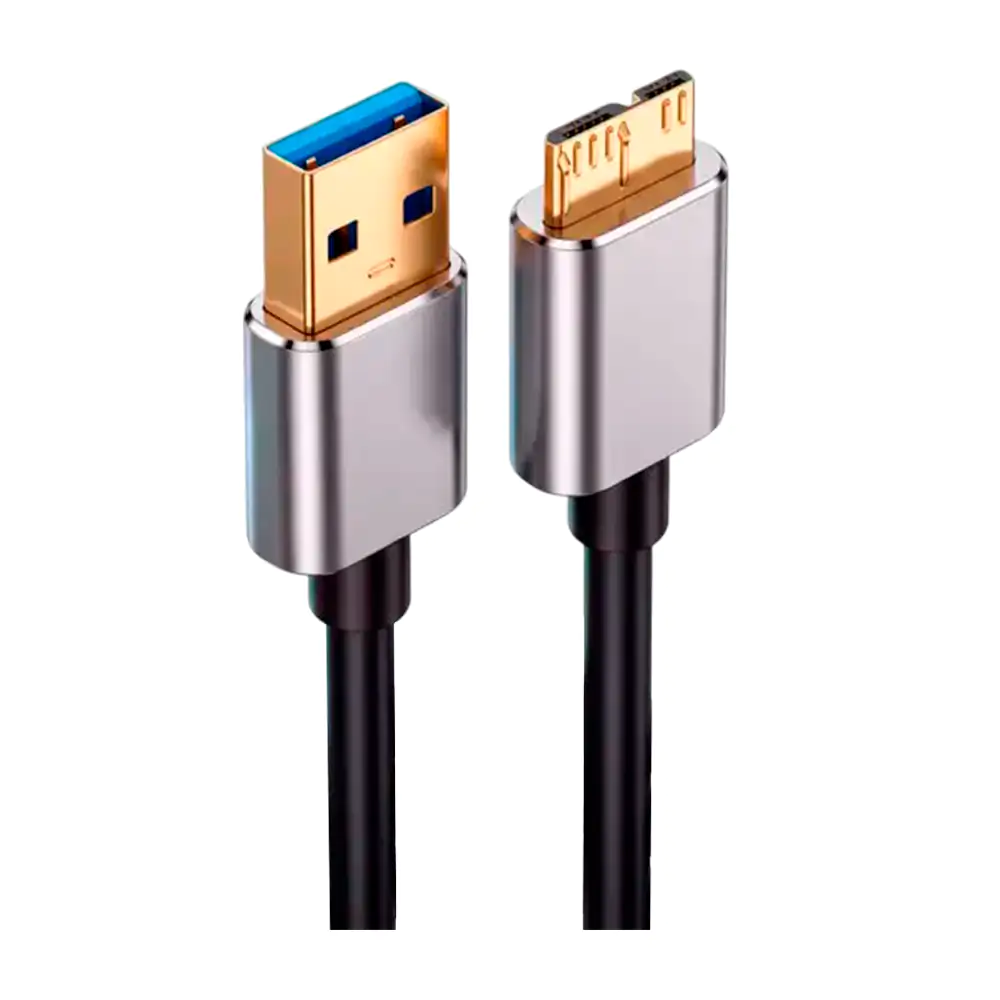Cable de extensión usb a micro b 3.0 de 0.5 metros con conectores dor…