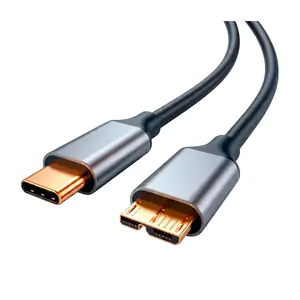 Cable de extensión usb tipo c a micro b 3.0 de 0.5 metros con conecto…