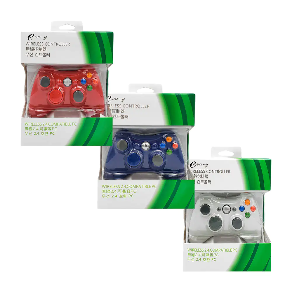 Joystick control inalámbrico wireless compatible con xbox 360 o pc, v…