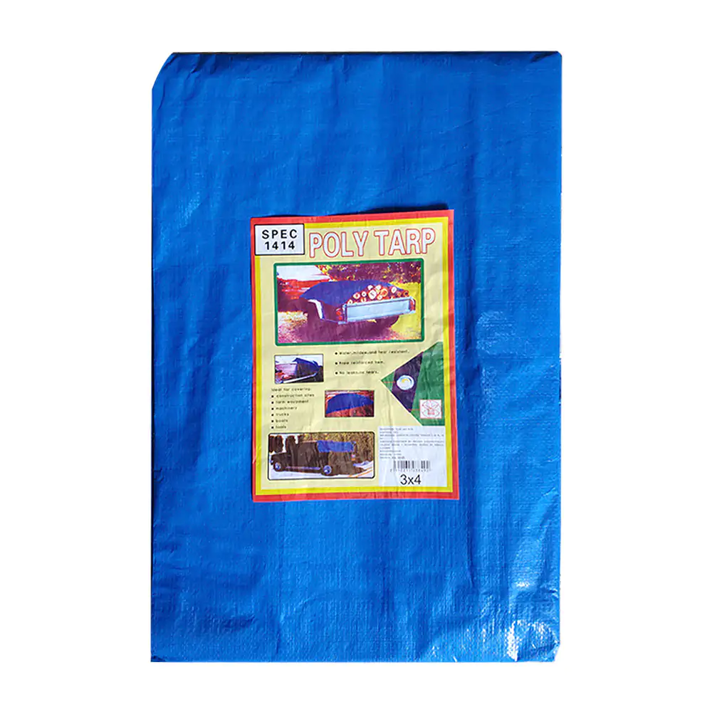 Paquete con funda - mantel impermeable para lluvia de 3x4m, multiusos