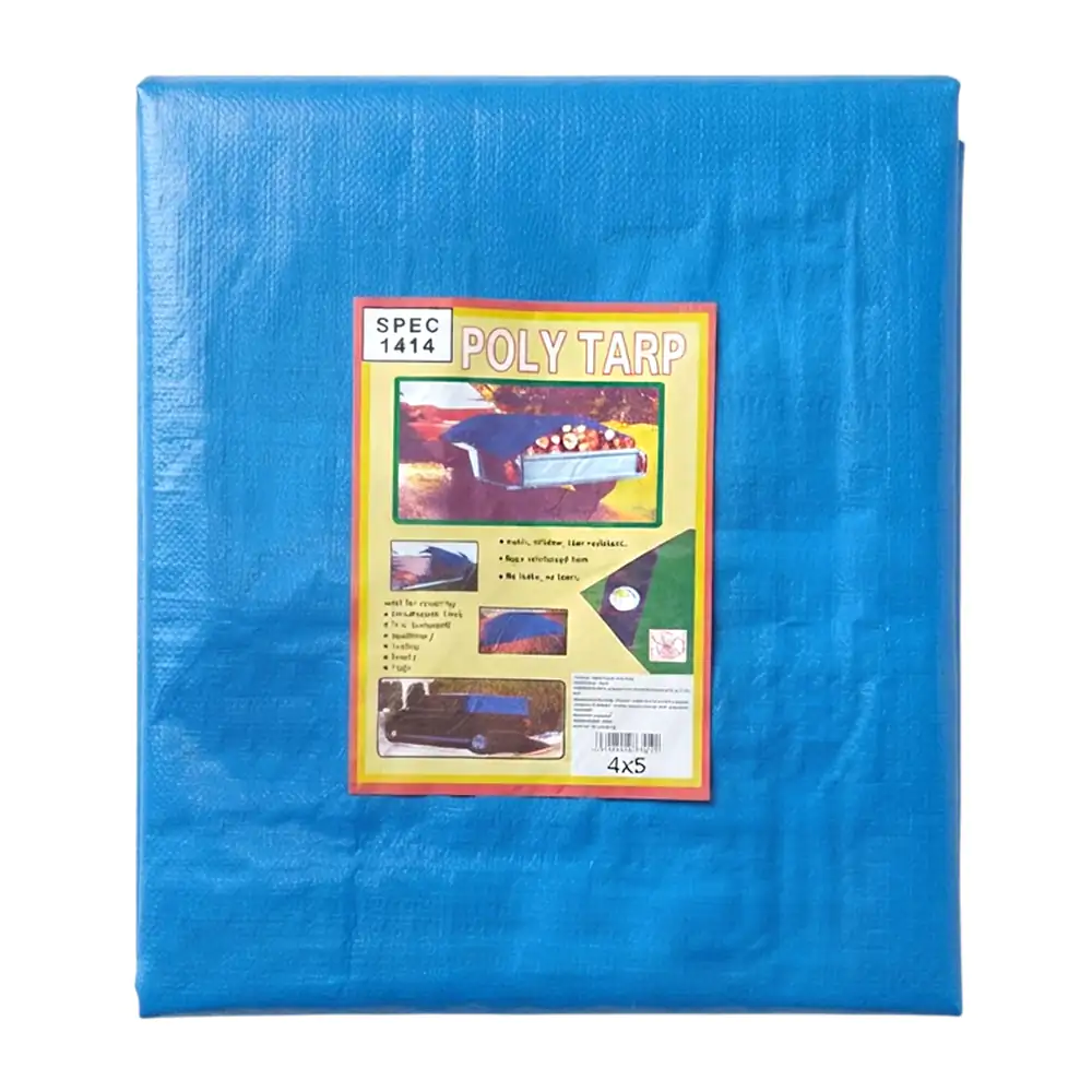 Paquete con funda - mantel impermeable para la lluvia de 4x5m, multiu…
