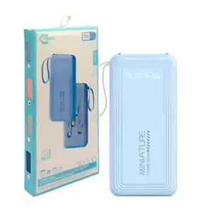 Power bank yisen 20000mah con cable ip, v8 y tipo c + luz led, varied…