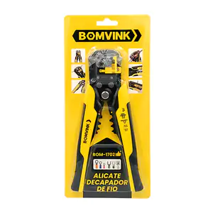 Pinza pelacables automático bomvink con cortacables + ponchador de te…
