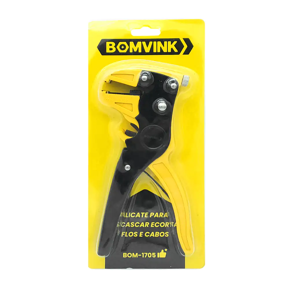 Pinza pelacables automático bomvink tipo perica + cortador de cables