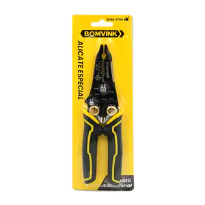Pinza Pelacables multifuncional con ponchadora crimpadora + cortador …