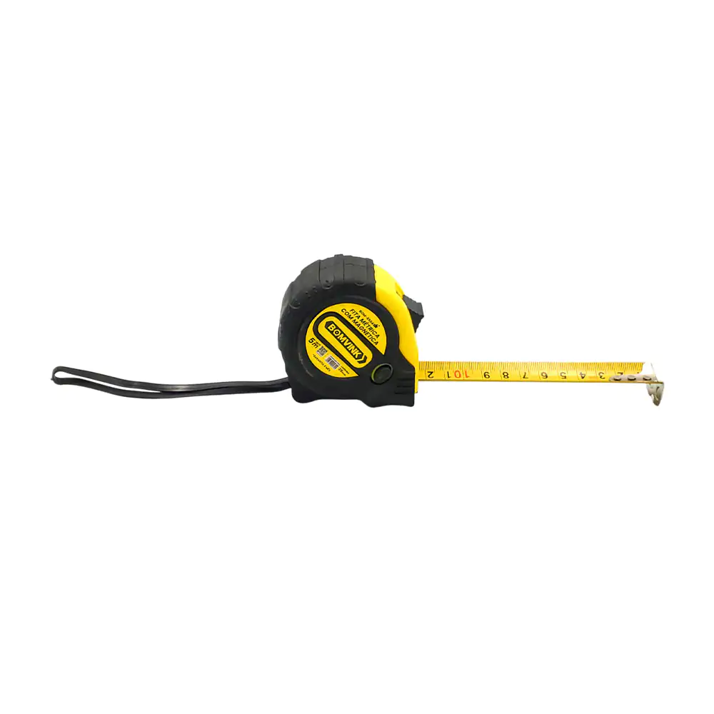 1pza Flexómetro - cinta métrica bomvink de 5mx25mm con punta imantada