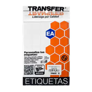 Paquete con 300 etiquetas transfer de 25x38mm rectangulares en color …