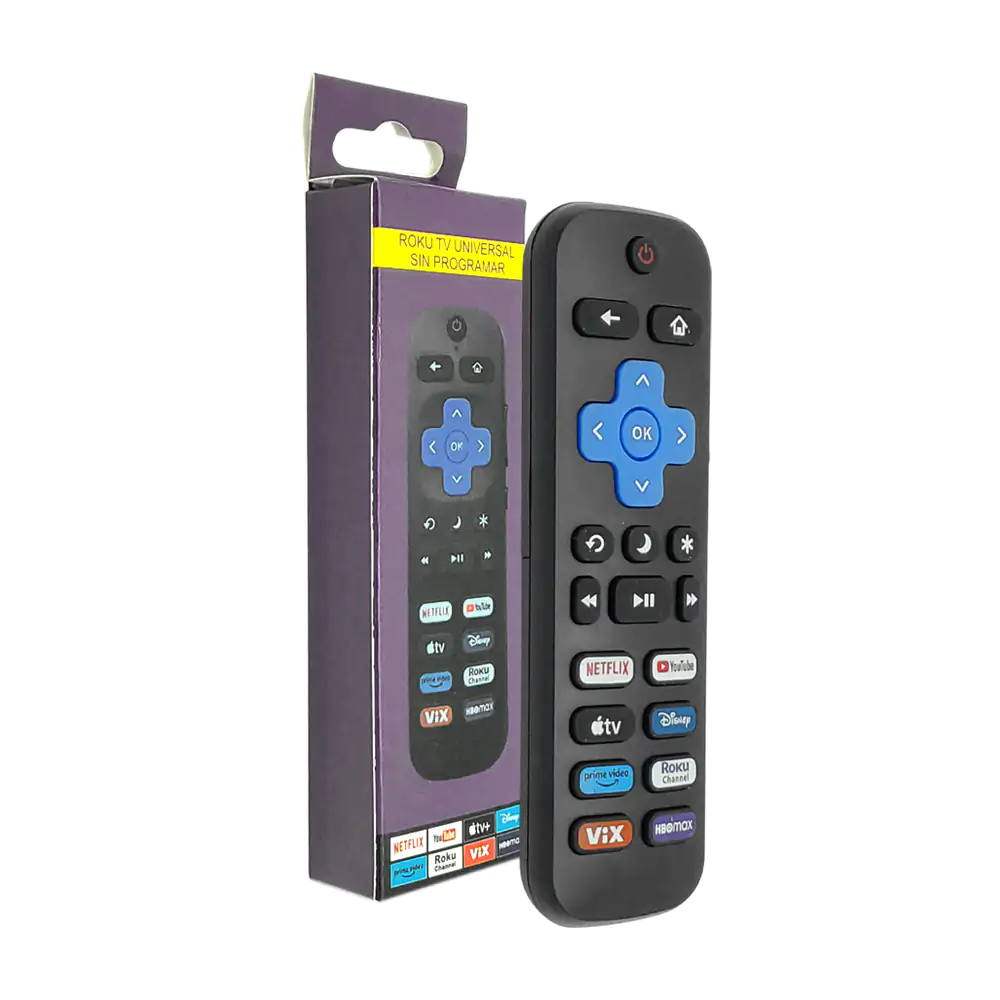 Control roku tv universal con 8 botones de stream directo / eg3