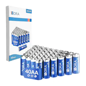 Caja con 40 pilas alcalinas AA 1hora 5th, 1.5v / gar132