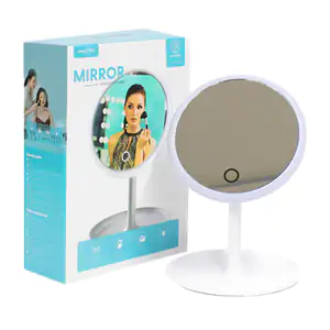 Espejo para tocador, con luz led, y bocina con bluetooh incluida / gt…