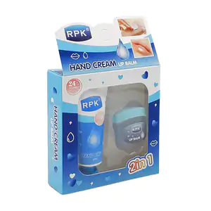 Paquete hidratante rpk con crema para manos de 20ml y bálsamo labial