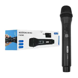 Microfono it blue inalambrico con receptor de largo alcance + accesor…