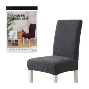 Funda de tela afelpada para silla con diseño moderno, variedad de col…