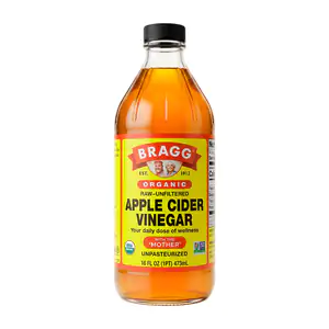 Vinagre orgánico de manzana bragg crudo sin filtrar y sin pasteurizar…