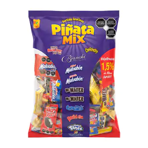 Piñata mix surtido delicioso de la rosa con 1.5 kilos de dulces surti…