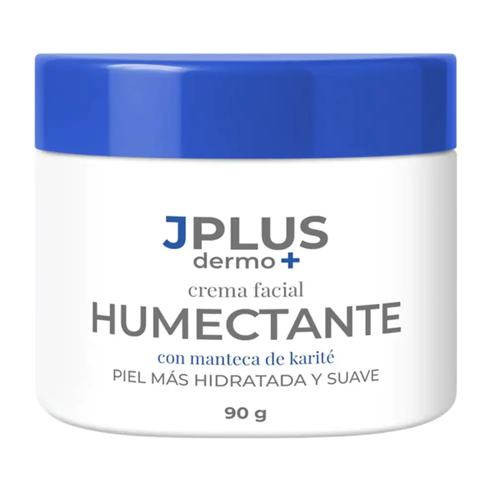 Crema facial humectante jplus 90g, piel mas hidratada y suave / 004988