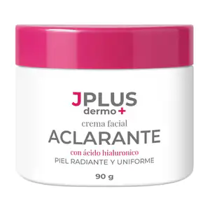 Crema facial aclarante jplus 90g, piel radiante y uniforme / 005107