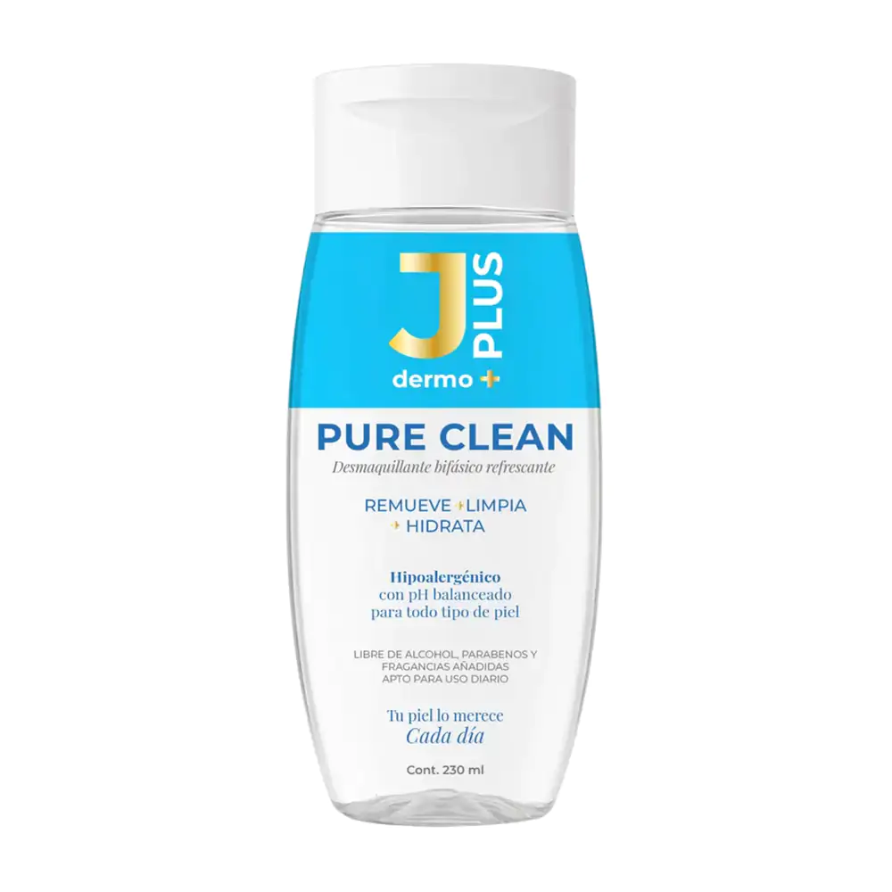 Desmaquillante bifásico refrescante 230ml, hipoalergénico con ph, remueve e hidrata / 005343