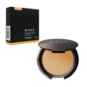 Maquillaje compacto bissú para rostro, 8g, tono 14 capuccino / 008133