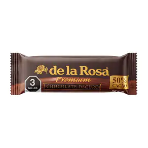 1pza Barra de chocolate de la rosa oscuro premium, 18g
