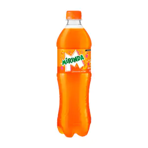 1pza refresco mirinda, soda sabor naranja, 600ml / 014912
