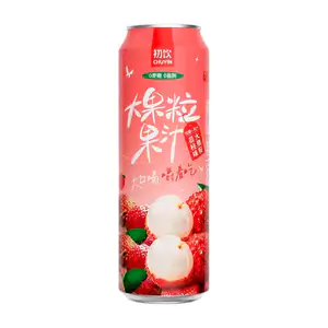 1pza lata de bebida sabor lichi con pulpa natural y trozos, 500ml / 0…