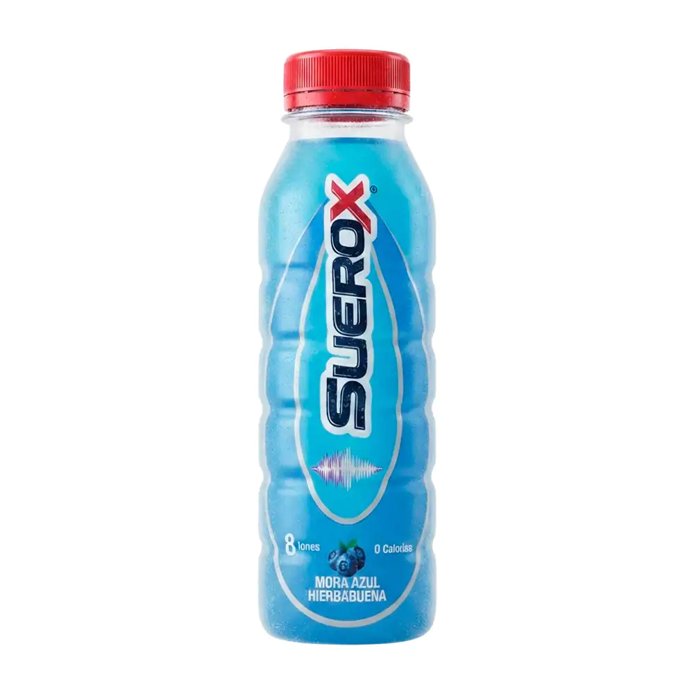 Bebida hidratante suerox sabor mora azul - hierbabuena, 300ml