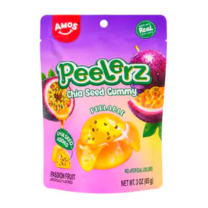 Bolsa con gomitas peelerz pelables con sabor a maracuya, 85g